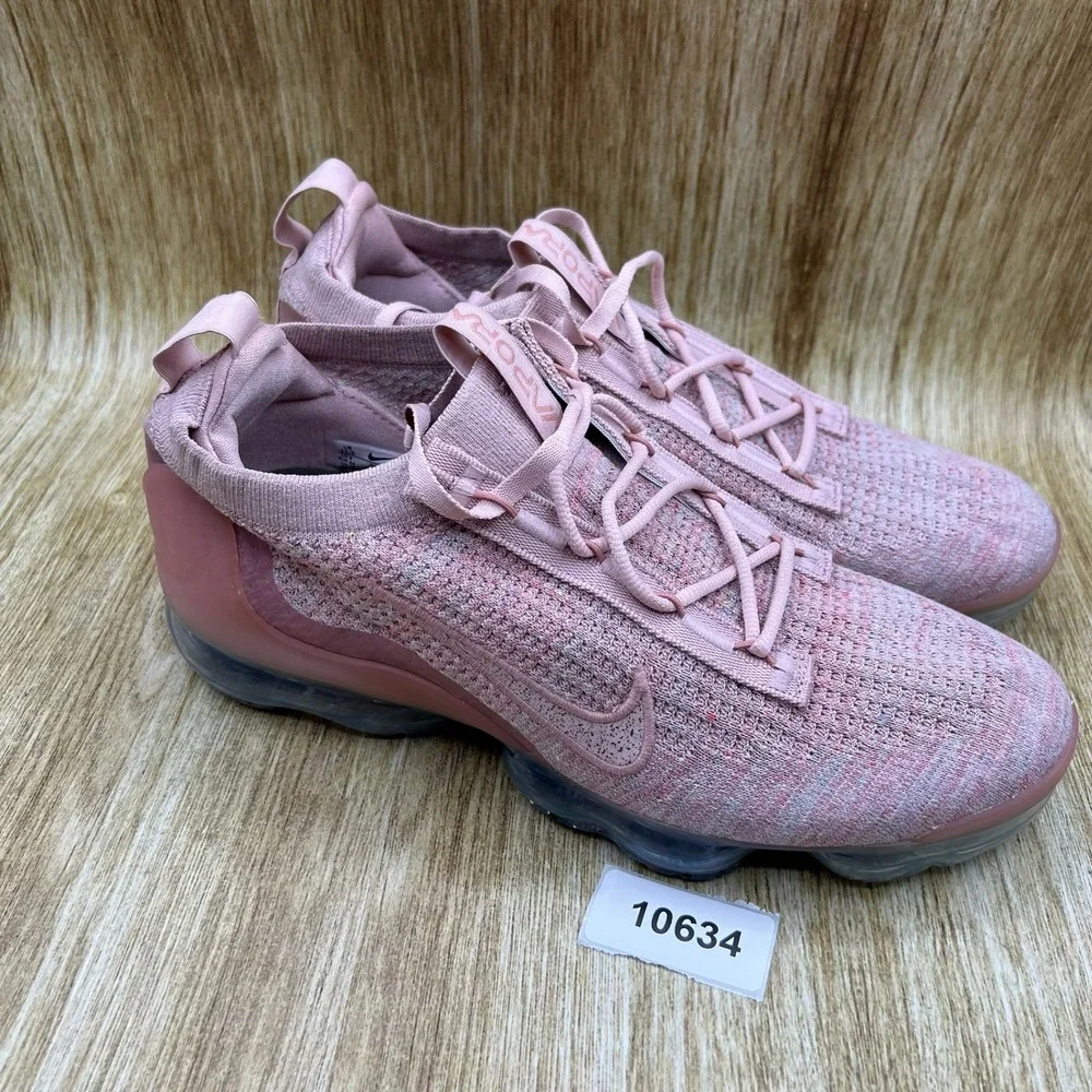Nike Air VaporMax 2021 Flyknit Mens 10 Womens 11.5 Pink Oxford Rose DJ9975-600 - Picture 10 of 10